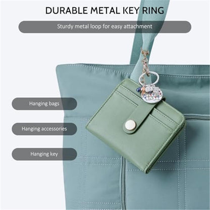 Slim Wallet for Women,Blocking Bifold Credit Card Holder with Zipper Coin Pocket,ID Window,Keychain（Green） Kemu |Fashion Home Kitchen Beauty