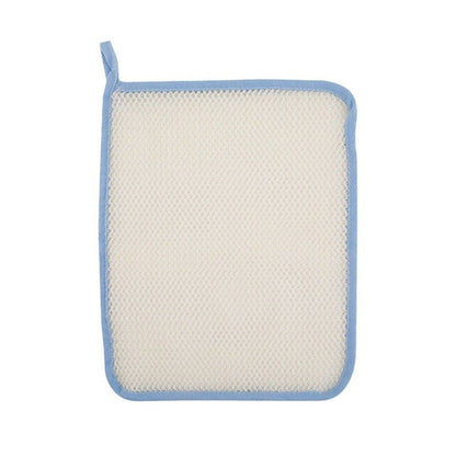 12 Packs Exfoliating Wash Cloths for Body and Face Facial Bath Scrub Soft Weave Loofah Towel Exfoliate Bath Towel Remove Dead Skin Wash Cloth for Women Man (Colorful Edge)