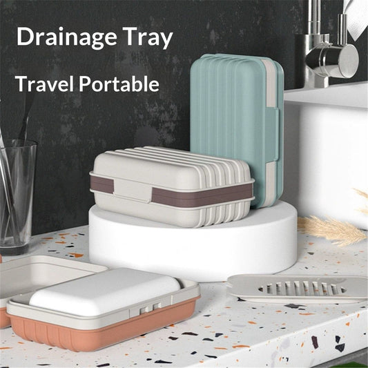 Soap Holder Dish 3 Pack for Shower, Travel Soap Case with Lid for Gym, Camping Essentials, Hiking, Travel Size Toiletries, Portable, Leakproof, Brown Kemu |Fashion Home Kitchen Beauty