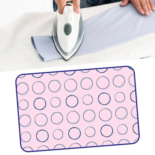 Portable Ironing Mat 70 × 40 cm, Red | Foldable Travel Pad - Kemu |Fashion Home Kitchen Beauty