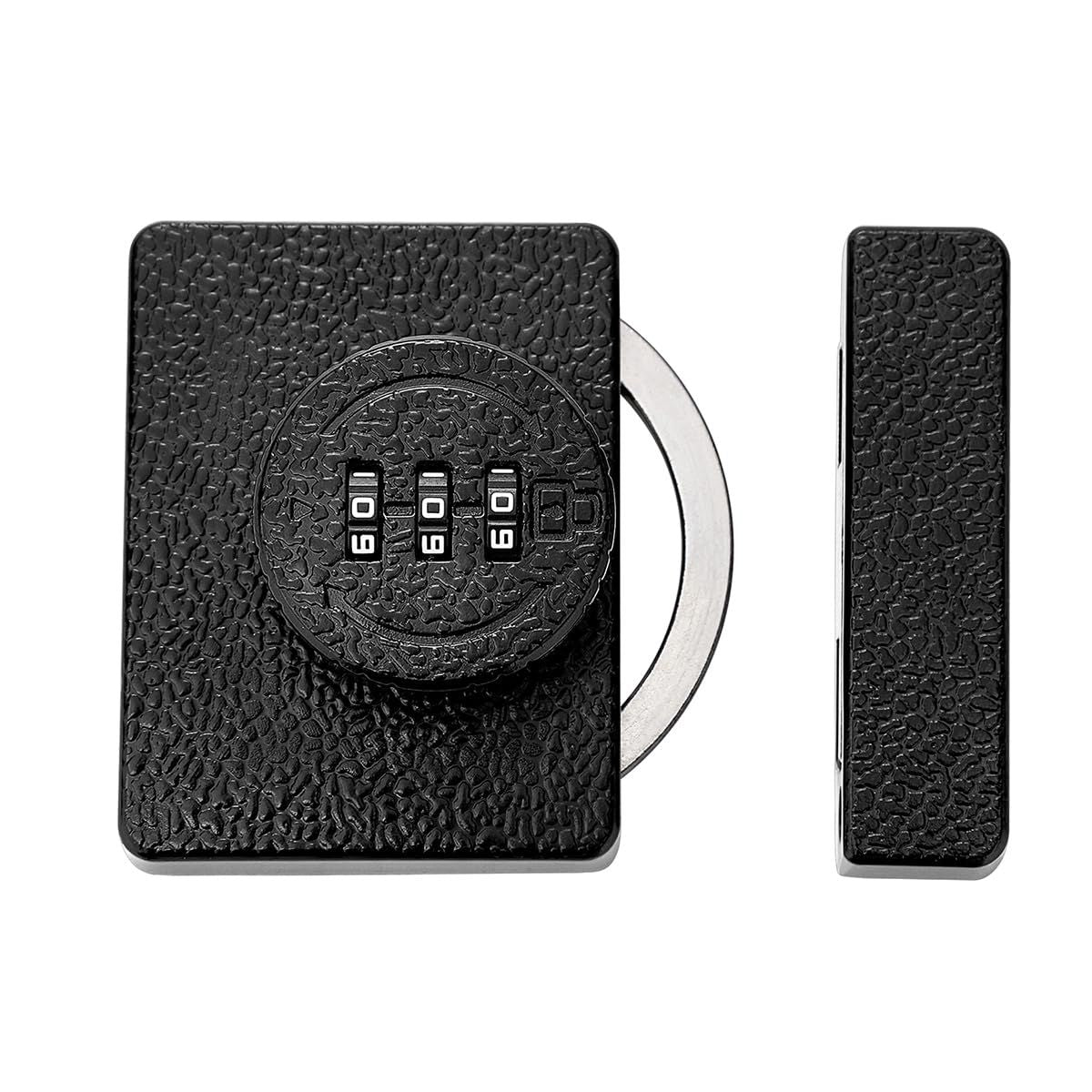 Closet Locks for Double Doors -3-Digit Keyless Cabinet Locks with Combination for Bifold Sliding Closet Door Lock with Code for Cupboard Pantry Barn Shed Door Black 1 Pack Kemu |Fashion Home Kitchen Beauty