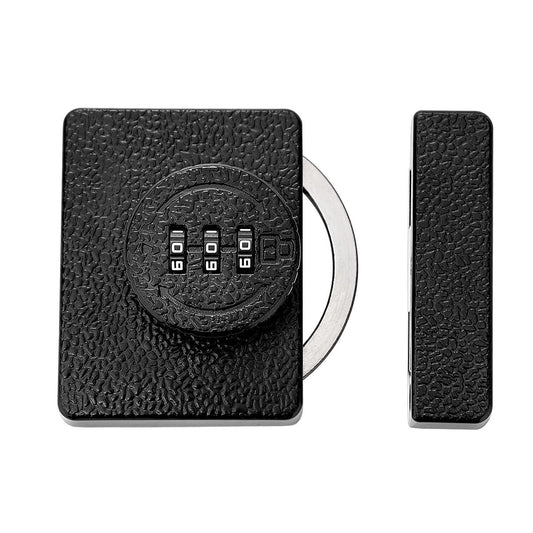 Closet Locks for Double Doors -3-Digit Keyless Cabinet Locks with Combination for Bifold Sliding Closet Door Lock with Code for Cupboard Pantry Barn Shed Door Black 1 Pack Kemu |Fashion Home Kitchen Beauty