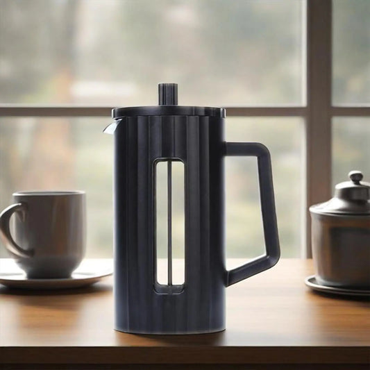 600Ml French Coffee Maker High Borosilicate Glass House Coffee Brewer Milk Foam Frother Tea Maker Black Kemu |Fashion Home Kitchen Beauty