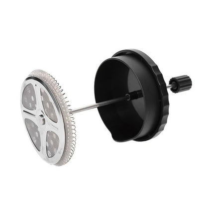600Ml French Coffee Maker High Borosilicate Glass House Coffee Brewer Milk Foam Frother Tea Maker Black