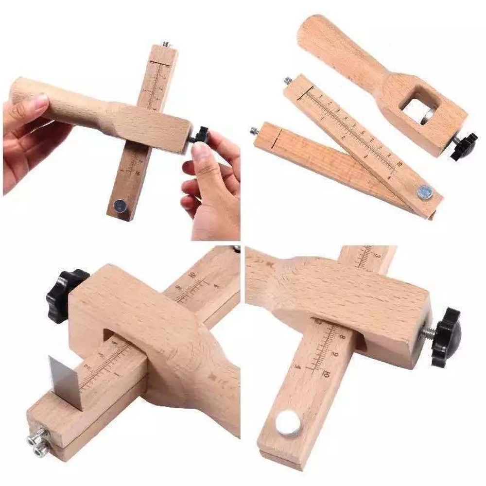 Leather Strap Cutter, Strip and Strap Leather Wood DIY Craft Hand Cutting Tool Adjustable Kemu |Fashion Home Kitchen Beauty