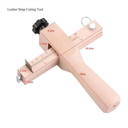 Leather Strap Cutter, Strip and Strap Leather Wood DIY Craft Hand Cutting Tool Adjustable Kemu |Fashion Home Kitchen Beauty