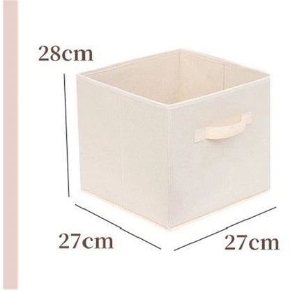 Storage Bins, Foldable Fabric Storage Cubes And Cloth Storage Organizer Drawer For Closet And Toys Storage, 2 Pack (Beige) Kemu |Fashion Home Kitchen Beauty