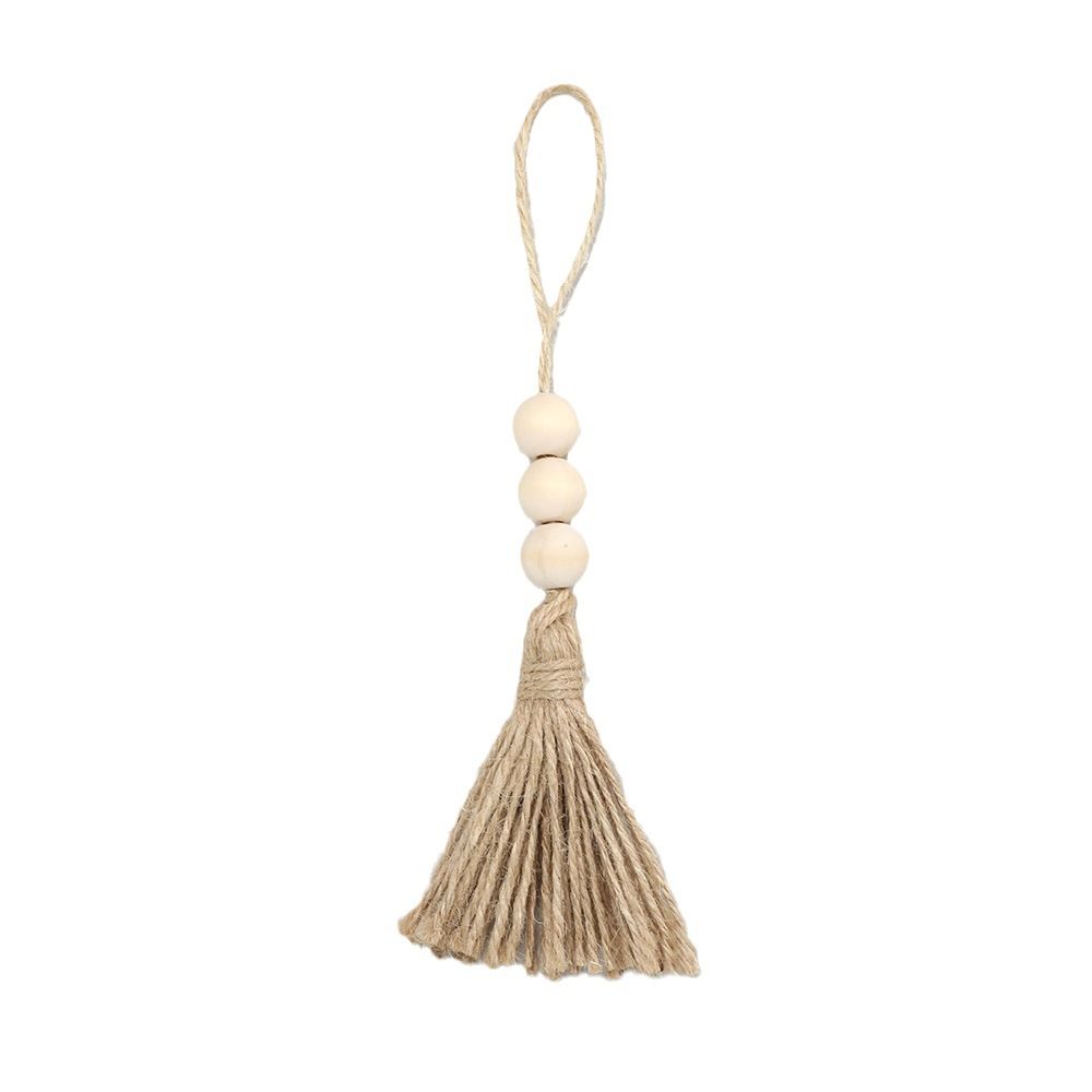 Wood Bead Garland,Farmhouse Tassels Beads, Rustic Country Decor Prayer Beads for Home Door Knob Christmas Decoration (8pack) Kemu |Fashion Home Kitchen Beauty