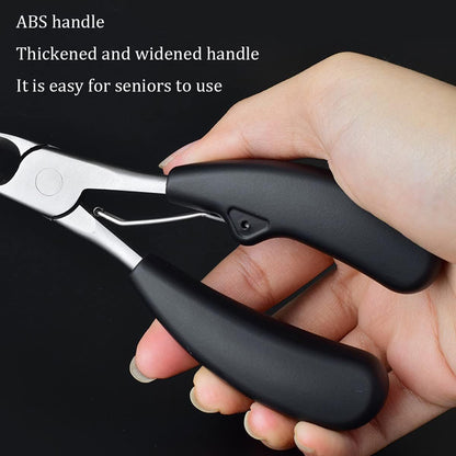 Toenail Clippers Ingrown or Thick Toe Nail Clippers for Men, Toenail Cutters Nipper Precision Diabetic Pedicure Tool Curved Edge, (Bull horn pliers) Kemu |Fashion Home Kitchen Beauty