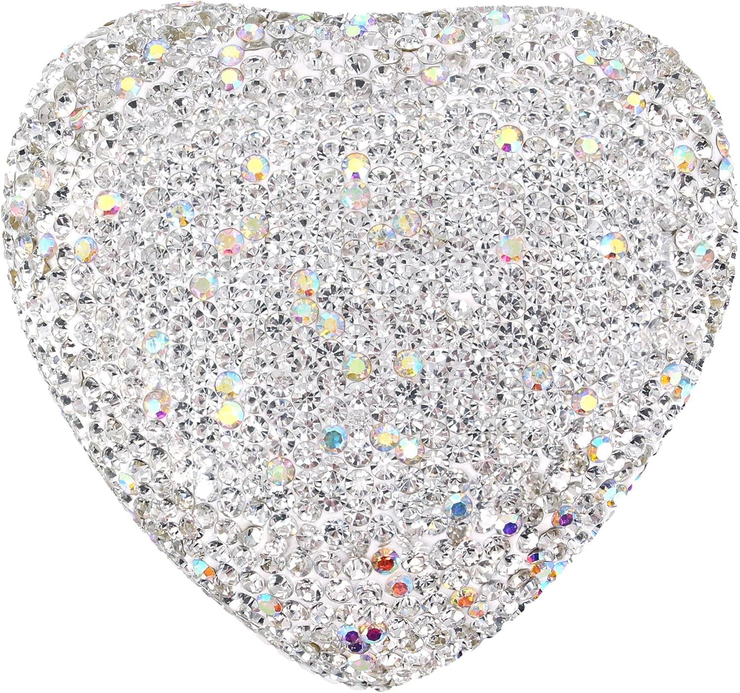 Heart Shaped Ring Box with LED Light Velvet Earrings Coin Jewelry Box Display Case Gift Box for Proposal Engagement Wedding Anniversary Valentines（white） Kemu |Fashion Home Kitchen Beauty