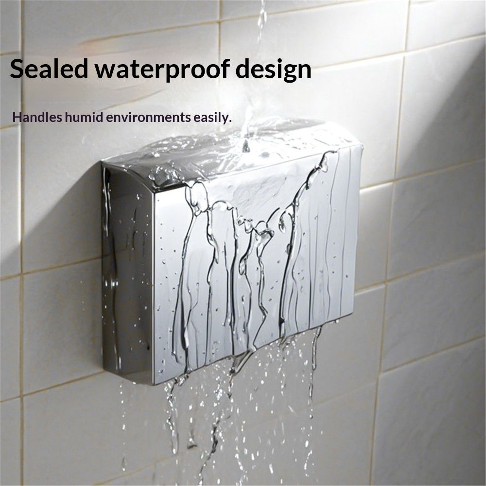 Paper Towel Dispenser Wall Mount - Large Capacity Stainless Steel Tissue Holder, Suitable for Bathrooms and Public Places, 304 sandblasted