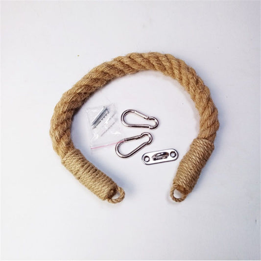 2pcs Rope towel ring, toilet paper holder self-adhesive hook retro home decoration curtain tie rope holder bathroom decoration Bohemian farmhouse (khaki) Kemu |Fashion Home Kitchen Beauty