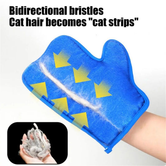 Pet Hair Removal Glove - Electrostatic Magic Pet Hair Remover, Portable & Reusable Dog & Cat Fur Remover Tool for Clothes, Couch, Furniture, Carpet, and Car Seats,2 PCS Kemu |Fashion Home Kitchen Beauty