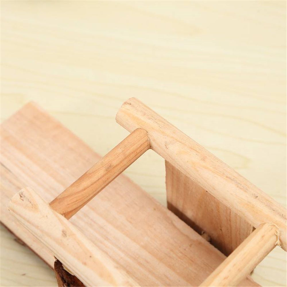 Natural Wooden Seesaw Platform for Small Animals Hamster Gerbil Squirrel Mouse Exercise Play Toys Teeth Chew Toy Kemu |Fashion Home Kitchen Beauty