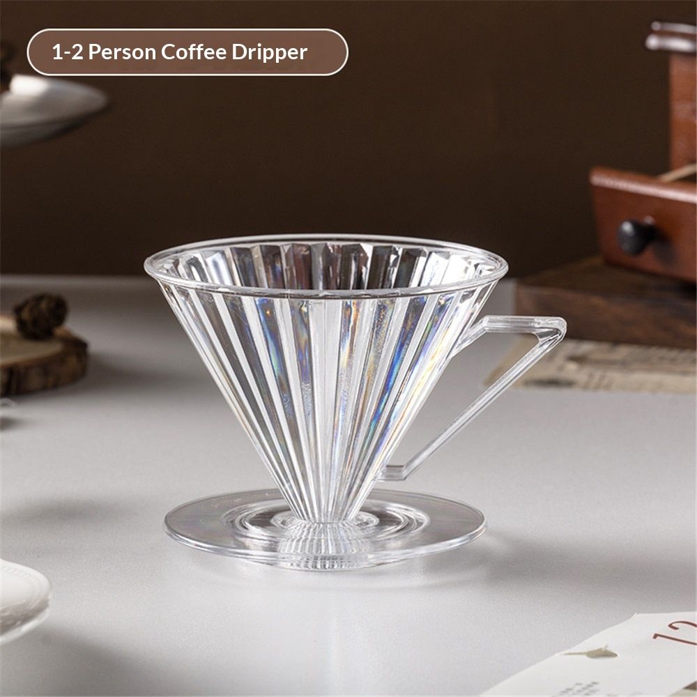 Coffee Dripper, Resuable Pour Over Coffee Maker With Handle, Slow Brewing Coffee Pour Over for Cafe, Travel, Home&Offices, Single Cup Coffee Pour Over 1-2 people [V-31] Kemu |Fashion Home Kitchen Beauty