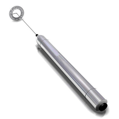 Milk Frother Handheld Electric Milk Foamer Portable Mini Mixer Machine Stainless Steel Touch Handheld Espresso Mixer Battery Operated Frother Coffee Stirrer Maker for Hot Chocolate Coffee Kemu |Fashion Home Kitchen Beauty
