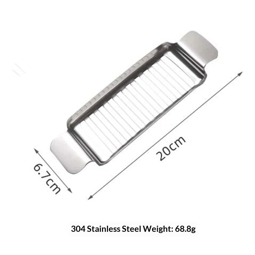 Stainless Steel Butter & Cheese Slicer –  Ergonomic Handle, Multipurpose Handheld Food Cutter for Butter, Cheese & Soft Fruits, Dishwasher Safe Kemu |Fashion Home Kitchen Beauty