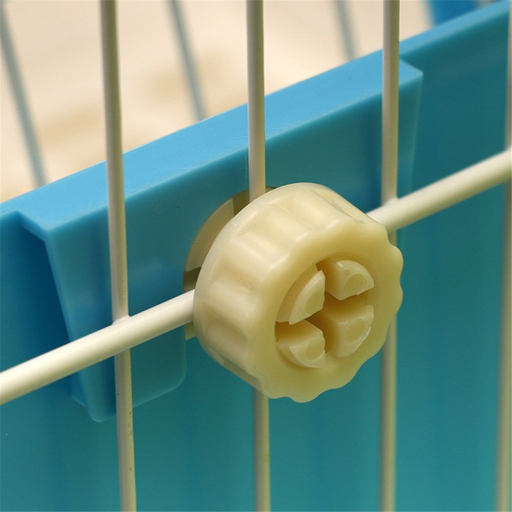 Rabbit Hay Feeder Rack Food Feeding Manger Bunny Grass Holder Small Animals Less Wasted Food Dispenser for Rabbits Guinea Pig Chinchilla Hamster (Blue) Kemu |Fashion Home Kitchen Beauty