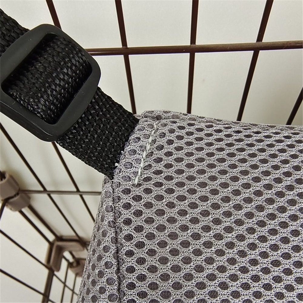 Cat cage hammock with ball, adjustable soft pet bed set for hanging, suitable for cats, ferrets, puppies, rabbits or small pets, indoor pets, suitable for all seasons（grey S） Kemu |Fashion Home Kitchen Beauty