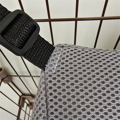 Cat cage hammock with ball, adjustable soft pet bed set for hanging, suitable for cats, ferrets, puppies, rabbits or small pets, indoor pets, suitable for all seasons（grey S） Kemu |Fashion Home Kitchen Beauty