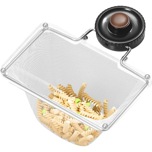 Kitchen Sink Strainer with Filter Mesh Bag, Suction Cup Food Waste Filter Basket, Foldable Washing Vegetables and Fruits Drying Bag Holder (Black Sink Strainer2pcs +100pcs Mesh Bag) Kemu |Fashion Home Kitchen Beauty