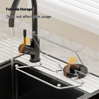 Kitchen Sink Strainer with Filter Mesh Bag, Suction Cup Food Waste Filter Basket, Foldable Washing Vegetables and Fruits Drying Bag Holder (Black Sink Strainer2pcs +100pcs Mesh Bag)