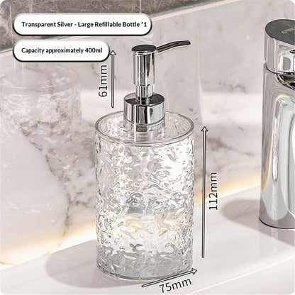 Multifunctional Liquid Soap Foaming Pump Dispenser Bottle Refillable Hand Soap Container for Home Travel and Gym Use 400ML rotundity Kemu |Fashion Home Kitchen Beauty