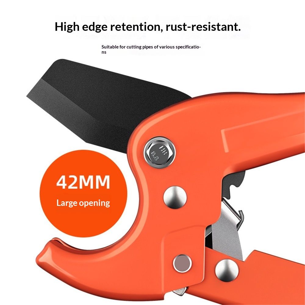 PVC Pipe Cutter, Ratcheting PVC Pipe Cutter Tool, Pipe Cutters PVC, PVC Pipe Shears, PVC Cutter, Plastic Pipe Cutter, PEX Pipe Cutter, PVC Cutter Tool, PVC Ratchet Cutter（42mm） Kemu |Fashion Home Kitchen Beauty
