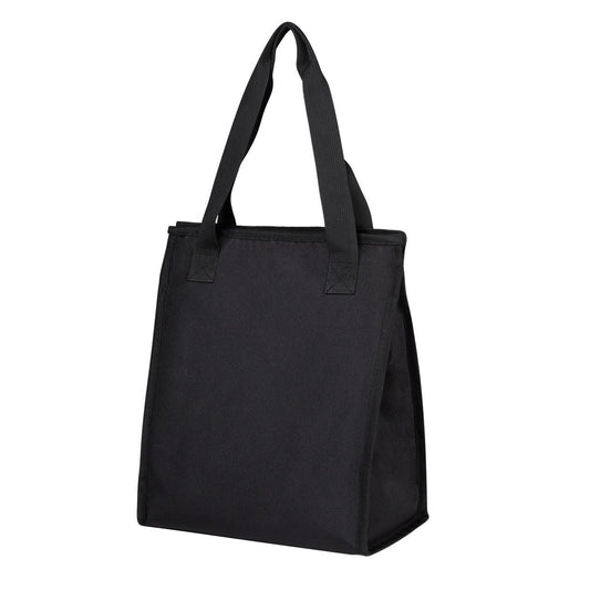Black Lunch Bag for Men - Lunch Bag with Zipper Tote Bag for Women Simple Lunch Box Reusable Insulated (Black small） Kemu |Fashion Home Kitchen Beauty
