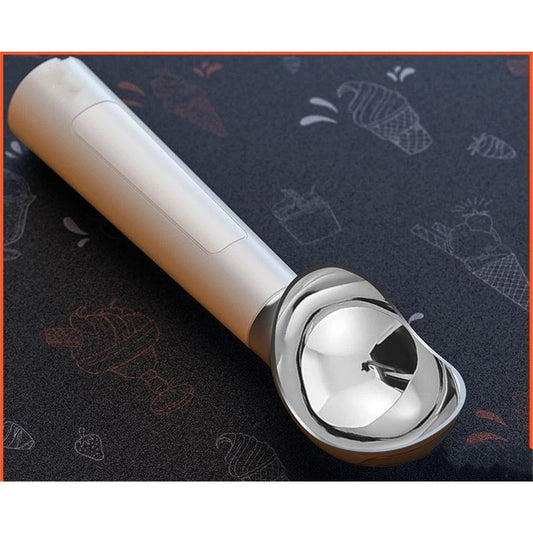 Heated Ice Cream Scoop Rechargeable, Electric Warming Ice Cream Scooper with LED Display, Heats to 158°F for Hard Ice Cream, Easy for Seniors & Kids (White） Kemu |Fashion Home Kitchen Beauty