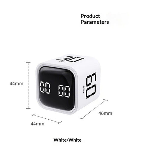 Productivity Timer Flip Gravity Sensor Cube Timer Countdown & Countup,Mute & Vibrate & Sound ,Perfect for ADHD,Work,Learning,Kitchen Cooking Kemu |Fashion Home Kitchen Beauty