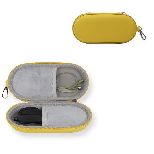 Double Eyeglasses Case, Dual Glasses Sunglasses Organizer with Zipper Closure, Eyewear Storage Box for Men Women Travel（yellow,not eyeglasses） Kemu |Fashion Home Kitchen Beauty