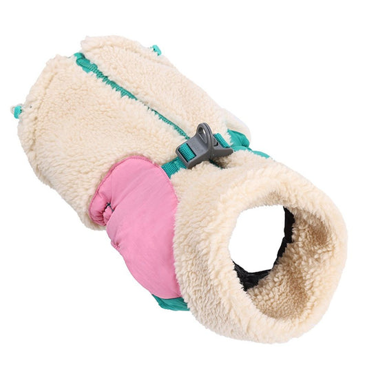 Dog Cold Weather Coats for Small Medium Large Gogs Outdoor Indoor Activities-Warm Pet Winter Clothes Jackets - Windproof Warm Colors Style Dog Vest (Beige, S) Kemu |Fashion Home Kitchen Beauty