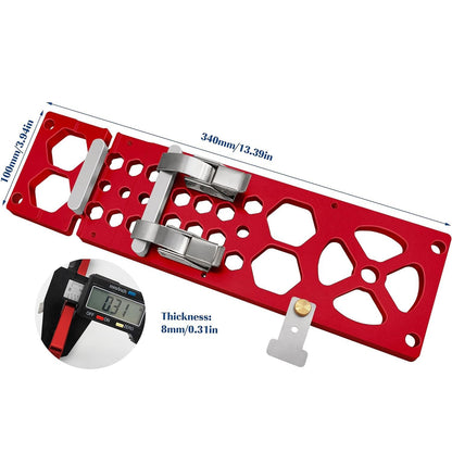 340mm Track Saw Square Right Angle Circular Saw Guide Rail Angle Stop Accessories,Woodworking 90 Degree Track Stop Square Cutting Board (Red) Kemu |Fashion Home Kitchen Beauty