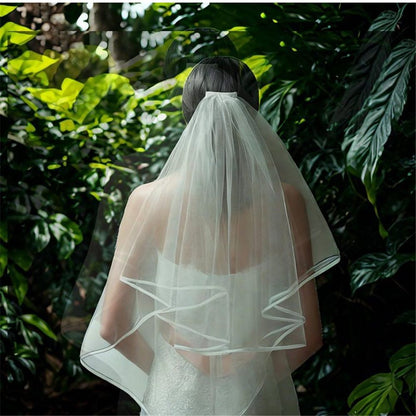 2 pack Wedding Veil,Bridal Veil,Veils for Women Wedding, White Bridal Veils with Comb,Tulle Veils for Brides Kemu |Fashion Home Kitchen Beauty