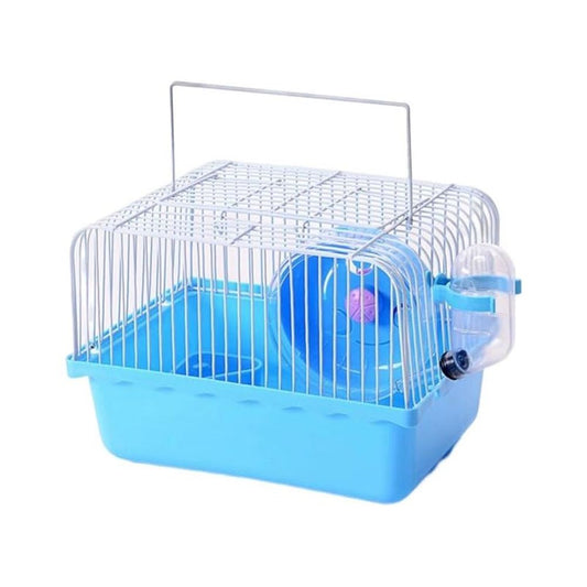 Small Hamster Cage, Hamster Travel Carrier, Travel Cage, Portable, Hand-held, Breathable, Easy to Clean Carry, for Short Trip, Visit to The Pet Clinic, for Small Size Hamsters, blue Kemu |Fashion Home Kitchen Beauty