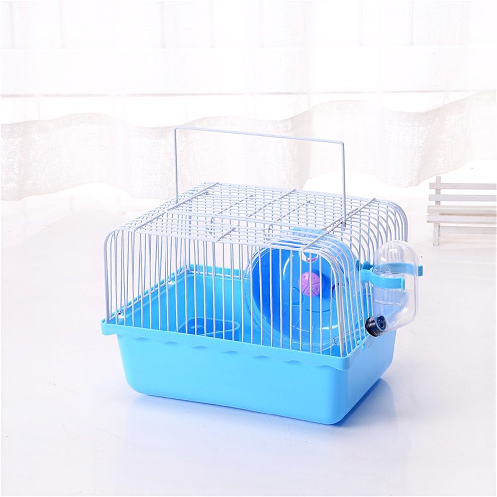 Small Hamster Cage, Hamster Travel Carrier, Travel Cage, Portable, Hand-held, Breathable, Easy to Clean Carry, for Short Trip, Visit to The Pet Clinic, for Small Size Hamsters, blue Kemu |Fashion Home Kitchen Beauty