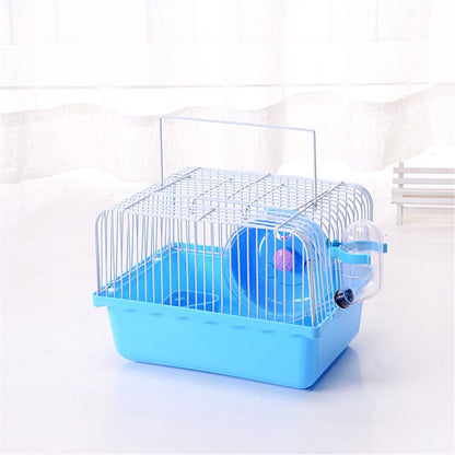 Small Hamster Cage, Hamster Travel Carrier, Travel Cage, Portable, Hand-held, Breathable, Easy to Clean Carry, for Short Trip, Visit to The Pet Clinic, for Small Size Hamsters, blue Kemu |Fashion Home Kitchen Beauty
