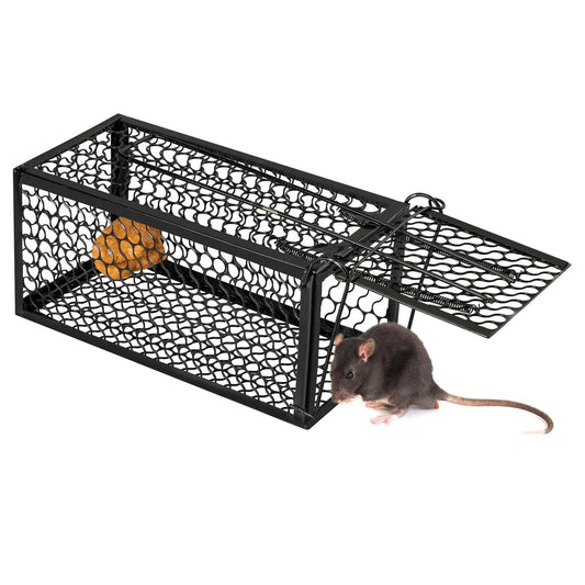 Mouse Trap Catch and Release Humane Animal Rodent Cage, Trap Mice, Rats, Chipmunks, Squirrel, Indoor and Outdoor, Easy to Use Kemu |Fashion Home Kitchen Beauty