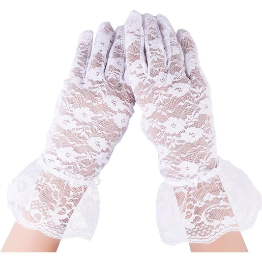 Two pair of Lace Communion Gloves toddlers, Super Cute Boys & Girls, Special Occasion, Wedding, Christmas, Dress Outfit (White) Kemu |Fashion Home Kitchen Beauty
