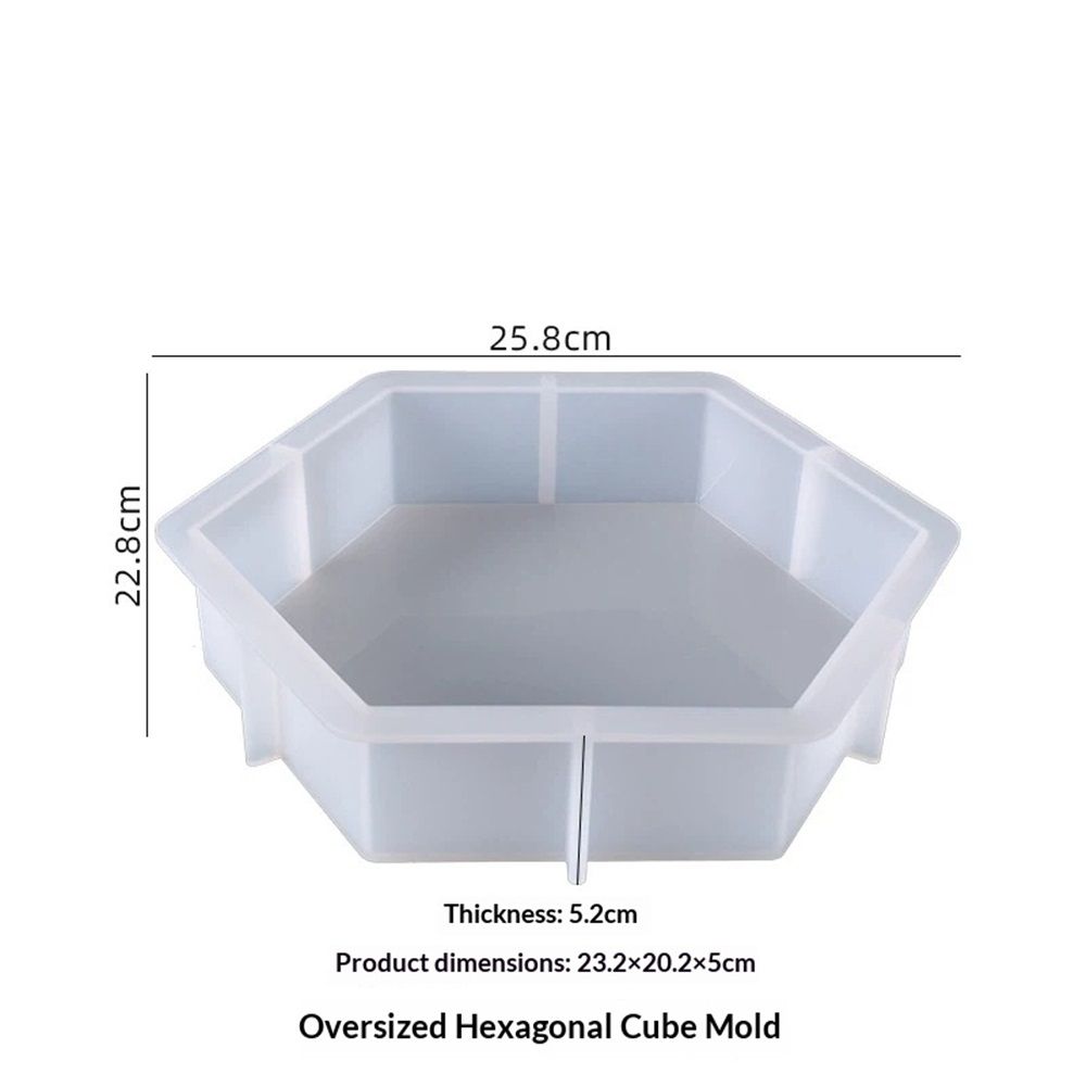 Large Resin Silicone Mould Hexagon Silicone Mold Epoxy Resin Crystals Silicone Moulds for Flowers Preservation, Resin Casting, DIY Wedding, Home Decoration Kemu |Fashion Home Kitchen Beauty