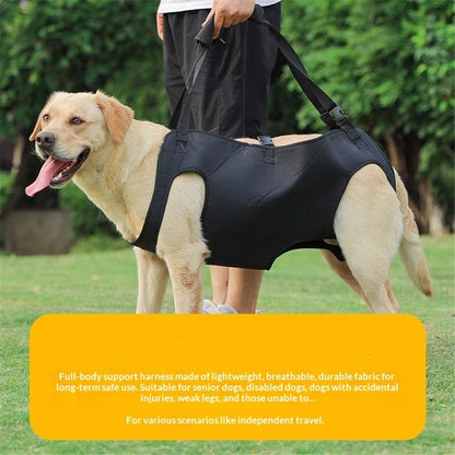 Full Body Lift Harness for Dogs,Canine Support Rehabilitation Dog Carrier Slings with Handles,Adjustable Lifting Straps Full Body Dog Lifting Harness (L) Kemu |Fashion Home Kitchen Beauty