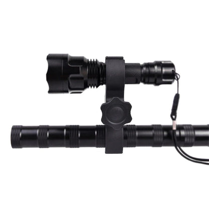 2 pack Universal Quick Release Gun Scope Sight Flashlight Torch Clip Holder Clamp Mount Fits Multiple Scope Size（Excluding flashlight）