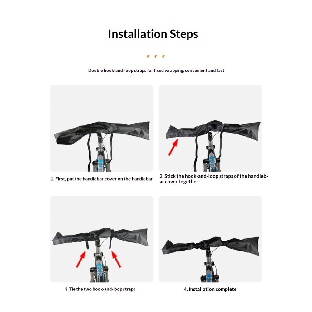 Bike Handlebar Protector Cover Dustproof Waterproof Handle Bar Cover Universal E-Bike Handlebar Cover Handle Bar Maintenance Cover for Road Bike Cycling Equipment（Only bicycle handlebar dust cover） Kemu |Fashion Home Kitchen Beauty