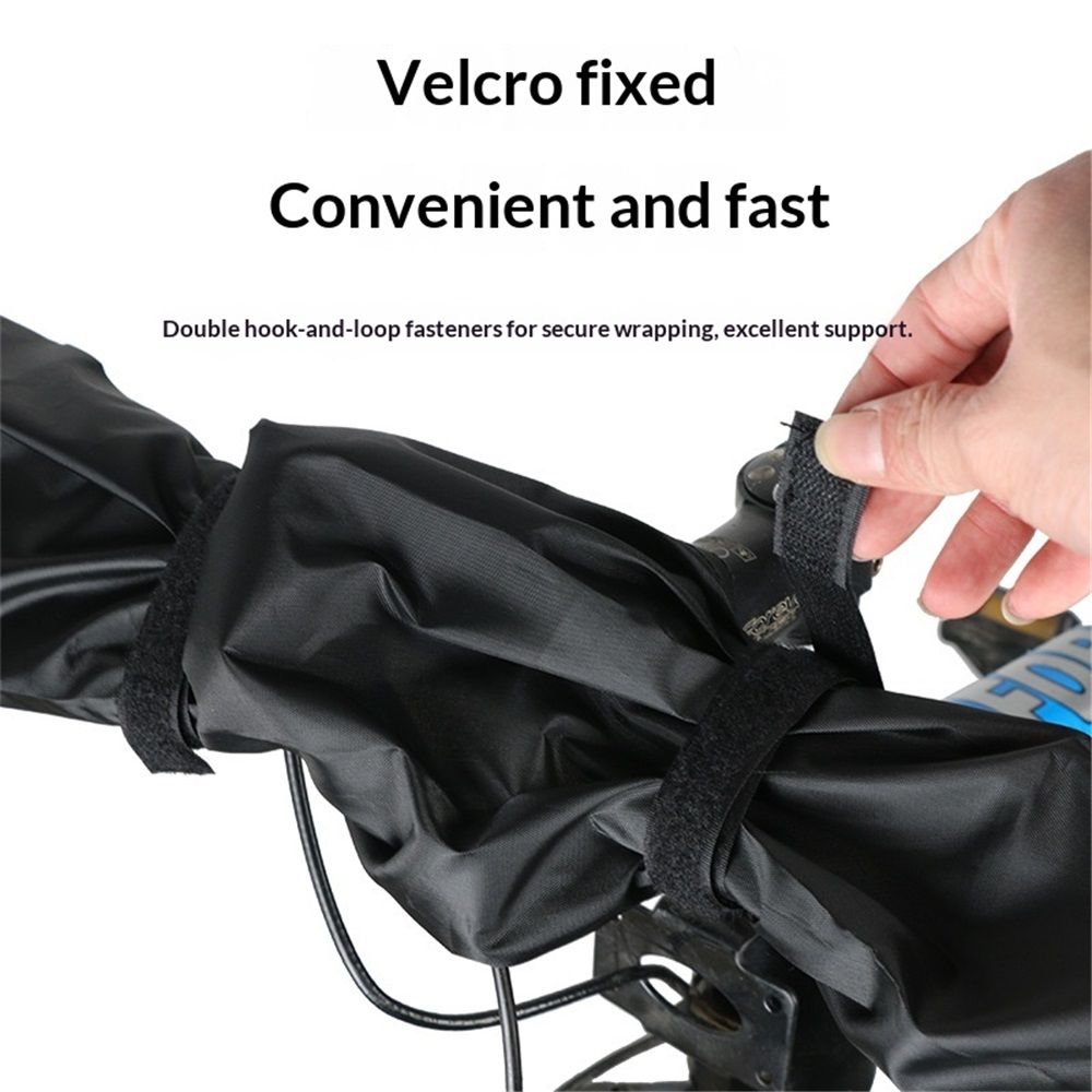 Bike Handlebar Protector Cover Dustproof Waterproof Handle Bar Cover Universal E-Bike Handlebar Cover Handle Bar Maintenance Cover for Road Bike Cycling Equipment（Only bicycle handlebar dust cover） Kemu |Fashion Home Kitchen Beauty
