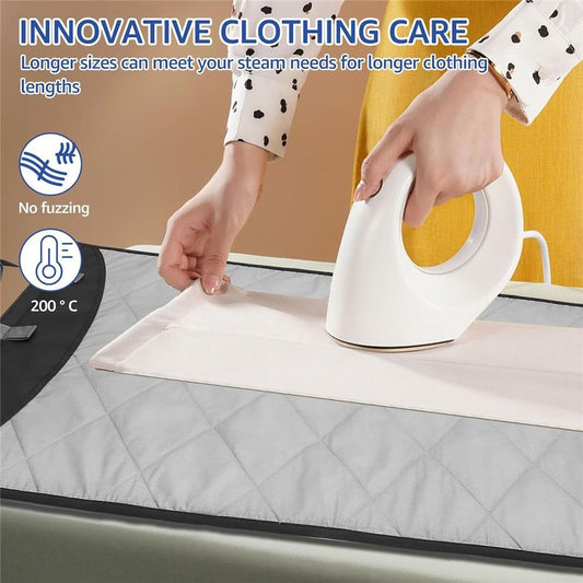 Over The Door Clothes Steamer Pad,45 ×19 inch Heat-resistant Over The Door Press Steam Pad,Vertical Hanging Over Door Clothes Steamer Pad for Clothes Steaming Kemu |Fashion Home Kitchen Beauty