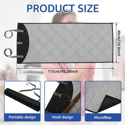 Over The Door Clothes Steamer Pad,45 ×19 inch Heat-resistant Over The Door Press Steam Pad,Vertical Hanging Over Door Clothes Steamer Pad for Clothes Steaming