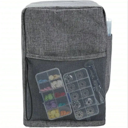 Sewing Machine Cover, Protective Cover with Storage Pocket, Sewing Machine Cover Dust Cover for Most Standard Sewing Machine etc (Grey,Only dust cover) Kemu |Fashion Home Kitchen Beauty
