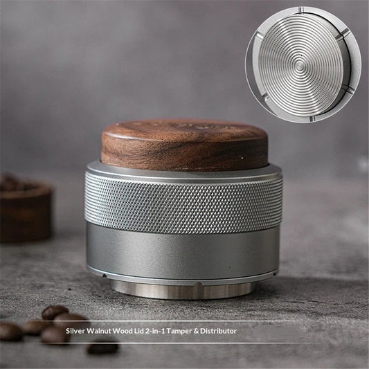 58mm Espresso Distributor, Slow Rebound Espresso Coffee Leveler Tool with Stainless Steel Base, Fits 58mm Blttomless Portafilters Kemu |Fashion Home Kitchen Beauty