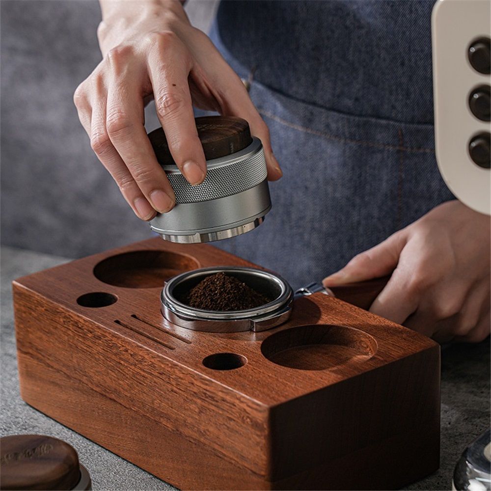 58mm Espresso Distributor, Slow Rebound Espresso Coffee Leveler Tool with Stainless Steel Base, Fits 58mm Blttomless Portafilters Kemu |Fashion Home Kitchen Beauty
